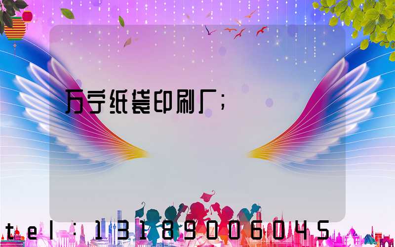 万宁纸袋印刷厂